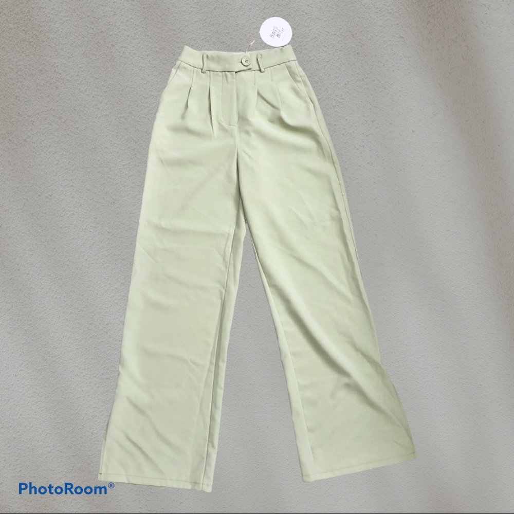 Princess Polly Astrid Tailored Pants in Sage